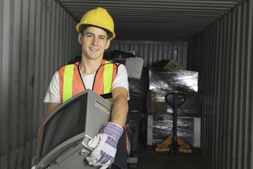 Professional waste clearance service in action in Norwood